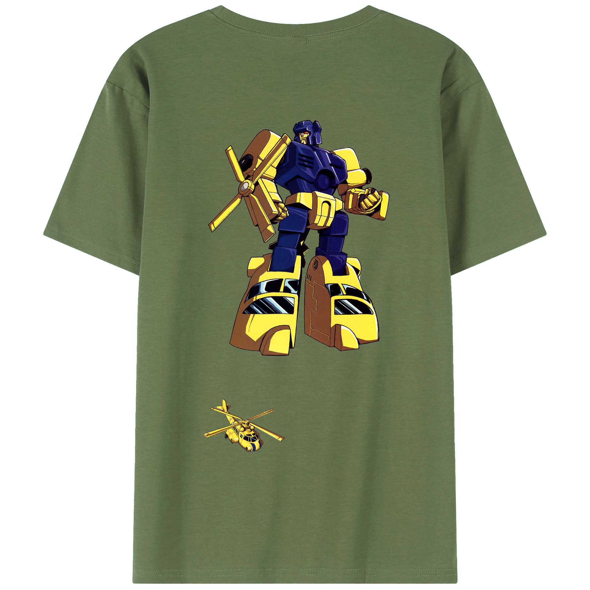 （画像用）  綿100％ メンズ半袖Tシャツ（バックプリント） 通気性
